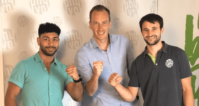Judo-Kämpfer Tareq Jamal mit dem phyvoTEAM