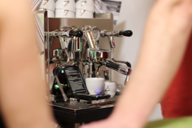 Erst Therapie, dann bester Kaffee Kaffeemaschine im Loft