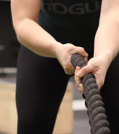 Funktionelles Training als Präventionskurs, Übung mit dem Battle Rope